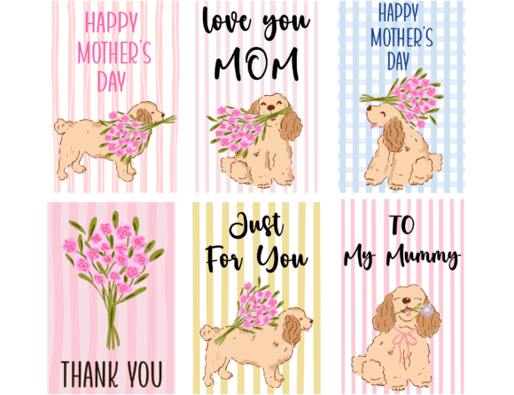 Adorable Mama Dog Clipart for Mother’s Day