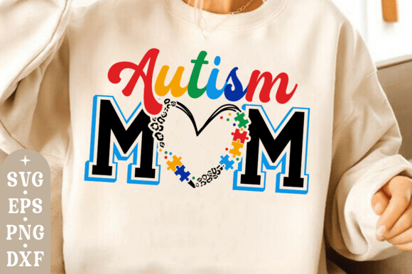 Autism Mom Svg for Awareness and Support