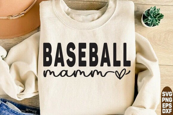 Baseball Mom SVG PNG for Embroidery Projects