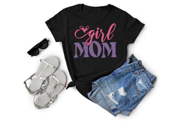 Girl Mom SVG PNG: A Stylish Embroidery Design