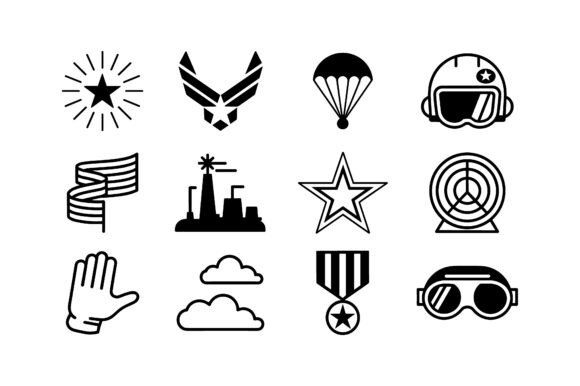 Honor the Skies with Air Force Silhouettes