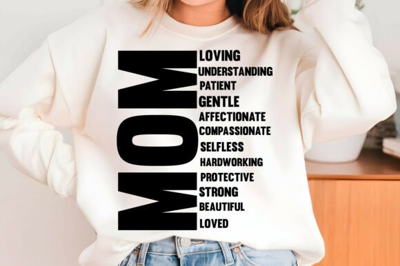 Mother's Day Trendy T-shirt SVG for Embroidery