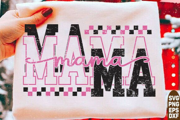 Retro Mama Svg Png for Embroidery Projects