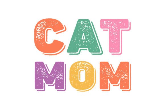 Review: Cat Mom SVG, Retro Cat Mom PNG Design