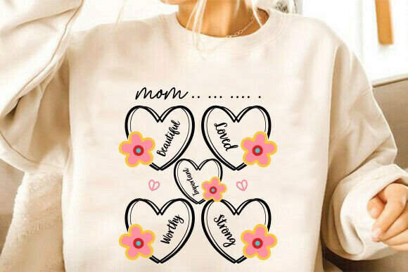 Review: Mother’s Day Svg, Mom Hearts Png
